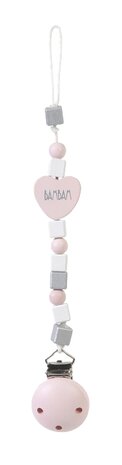 BamBam Pacifier clip pink