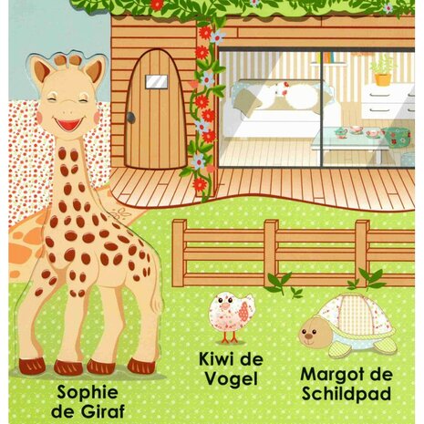 Sophie de giraf voelboekje: Sophie en haar vriendjes