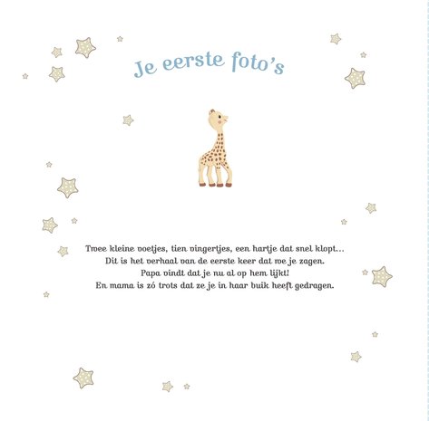 Sophie de giraf Mijn baby album met Sophie de giraf