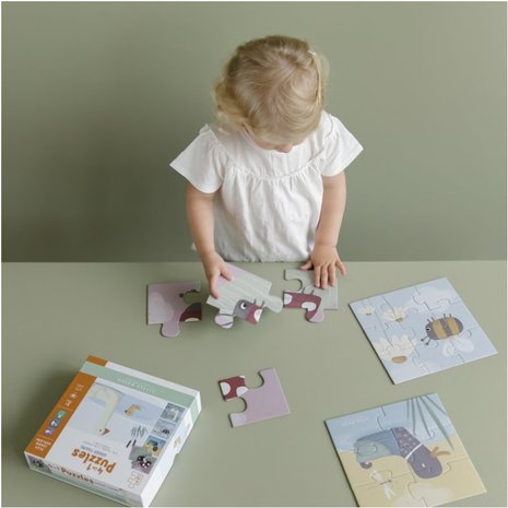 Little Dutch 4 in 1 puzzel Little Goose