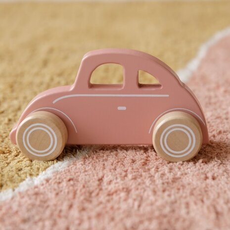 Little Dutch Houten auto roze