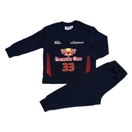 winnaar Blozend Draai vast Fun2wear baby pyjama Formule 1 navy - duimelotje-webshop.nl