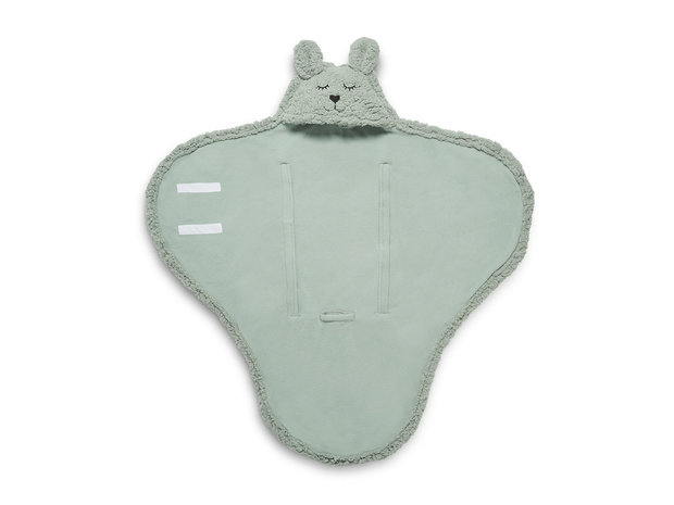 Jollein Wikkeldeken Bunny 100x105cm - Ash GreenJollein Wikkeldeken Bunny 100x105cm - Ash GreenJollein Wikkeldeken Bunny 100x105