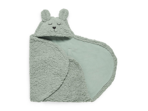 Jollein Wikkeldeken Bunny 100x105cm - Ash Green