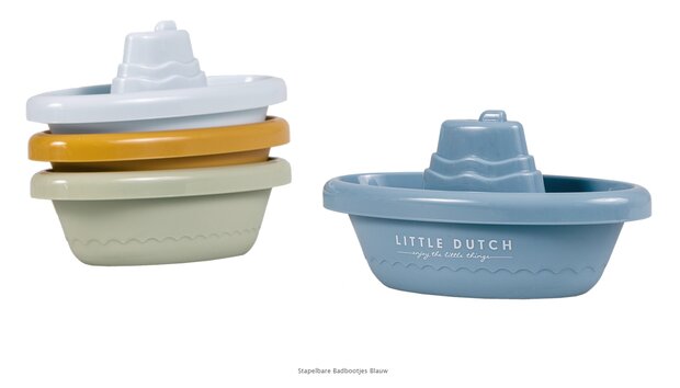 Little Dutch Stapelbare Badbootjes Blauw