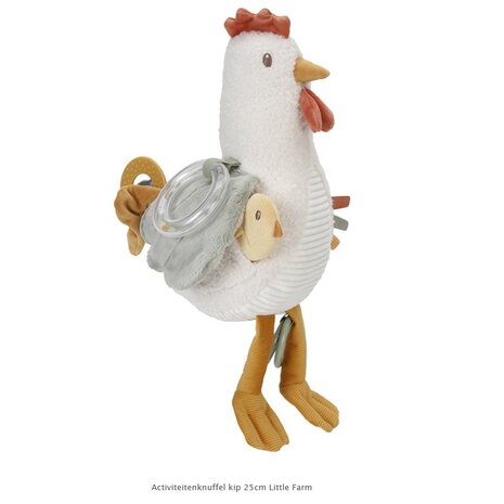 Little Dutch Activiteitenknuffel kip 25cm Little Farm