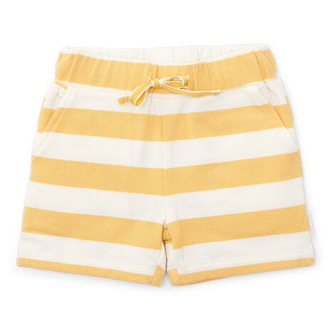 Little Dutch Korte broek Sunny Yellow Stripes