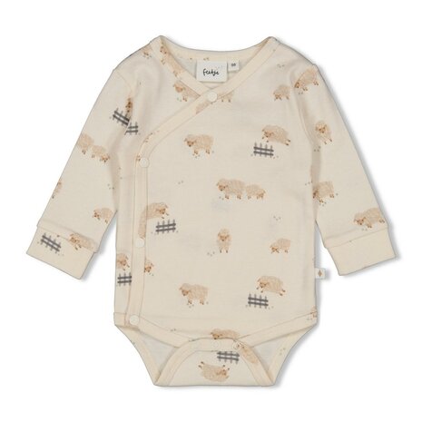 Feetje Wikkelromper AOP - Sleepy Sheepy 50200243