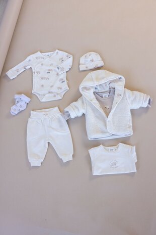 Feetje Wikkelromper AOP - Sleepy Sheepy 50200243