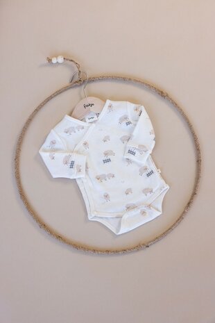Feetje Wikkelromper AOP - Sleepy Sheepy 50200243