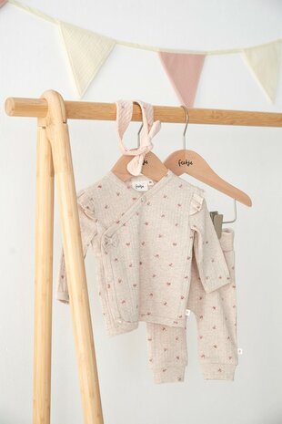 Feetje Overslagshirt rib AOP - Morning Sun 51602593