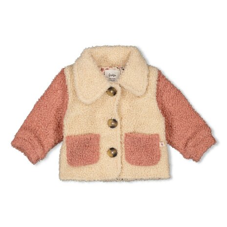 Feetje Bouclé jasje - Woodland Bloom 51300534