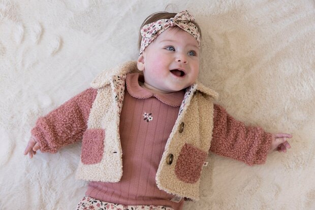 Feetje Bouclé jasje - Woodland Bloom 51300534