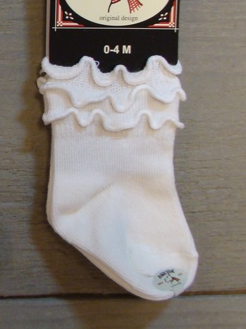 Frou-Frou Sock Baby Off White Bonnie Doon