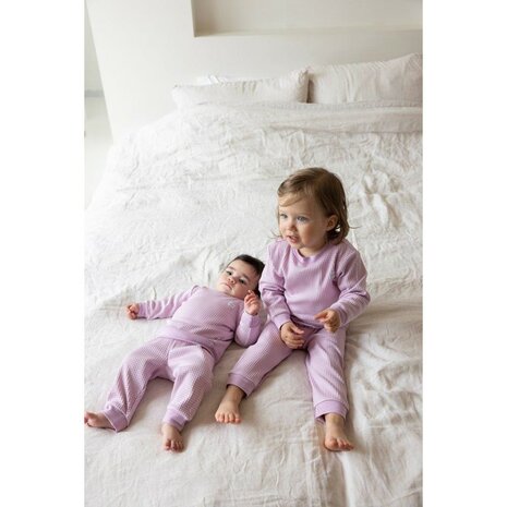 Feetje Pyjama wafel Lila