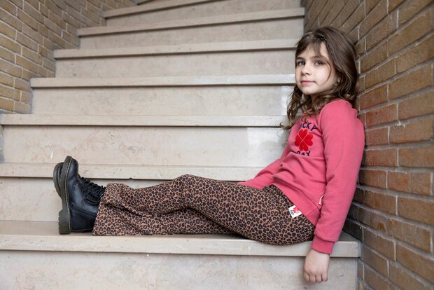 Jubel Flared broek AOP - Queen Of Hearts 92200482