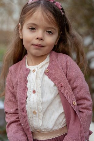 Little Dutch Blouse lange mouw Off White