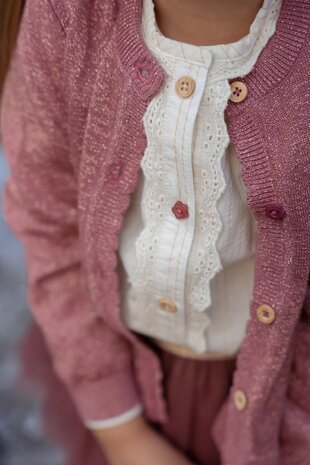 Little Dutch Gebreid vestje Rouge