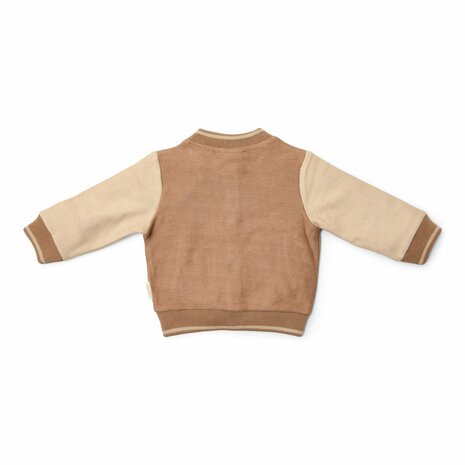 Little Dutch Gebreid vest Brown/Taupe