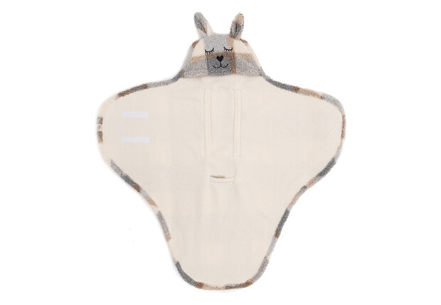 Jollein Wikkeldeken Bunny Check - Boucle  100x105cm