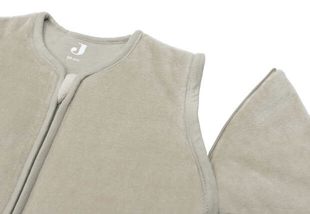 Jollein Slaapzak met Afritsbare Mouw Velvet - Olive Green