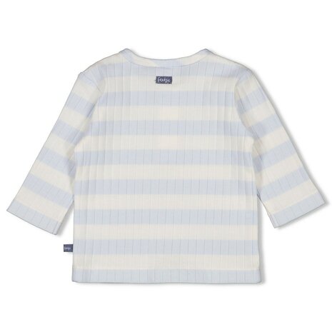 Feetje Longsleeve rib met streep - Blue Ocean 51602722