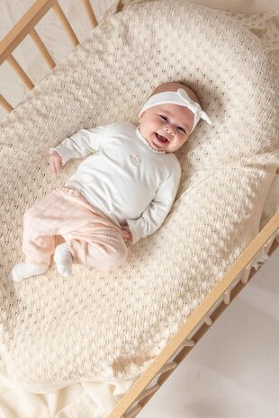 Feetje Broek pointelle rib - Delicate FLower 52202497