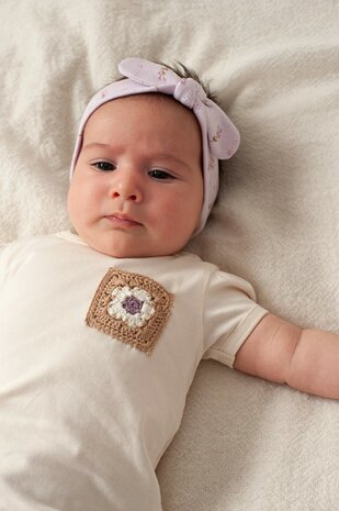 Feetje Haarband pointelle rib AOP - Flower Ranch 53100726