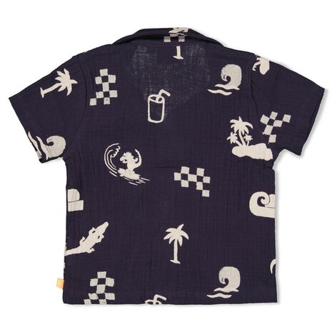 Feetje Blouse mousseline AOP - Lagoon Legends 52400014