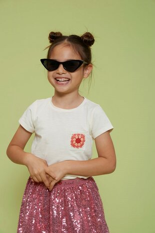 Jubel T-shirt met crochet zakje - Salsa Sunset 91700440