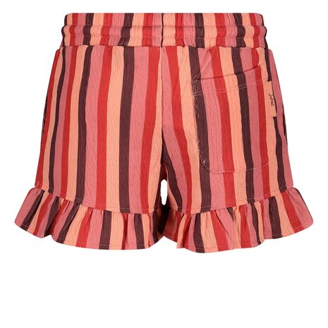 Jubel Short streep seersucker - Salsa Sunset 92100151