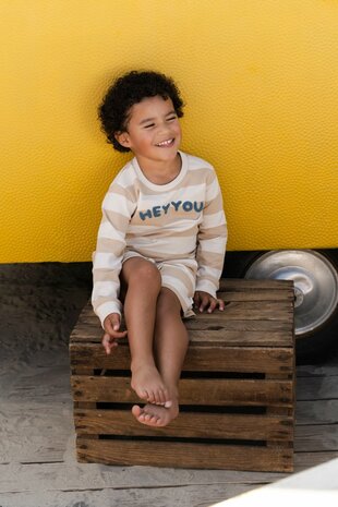 Little Dutch Korte broek Biscuit Stripe