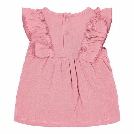Little Dutch Jurk roze met broekje Pink Blush