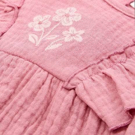 Little Dutch Jurk roze met broekje Pink Blush