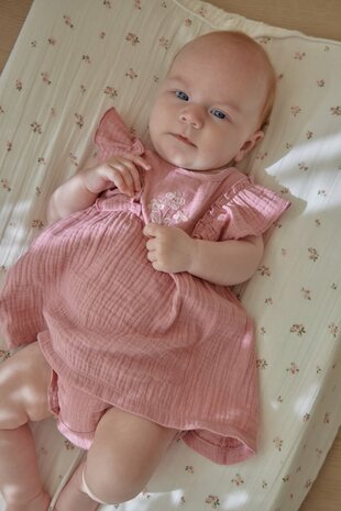 Little Dutch Jurk roze met broekje Pink Blush