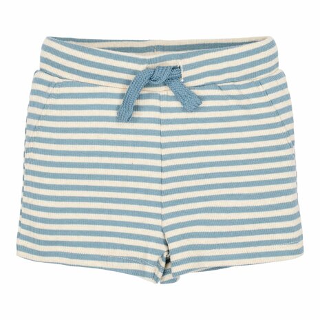 Little Dutch Korte broek blauw Stone Blue stripe