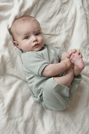 Feetje Shortama wafel Zeegroen Summer Special 2026