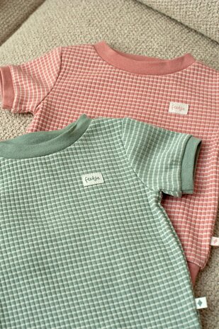 Feetje Shortama wafel Zeegroen Summer Special 2026