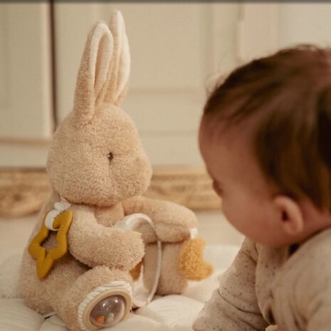 Activiteitenknuffel Konijn - Zand - Baby Bunny