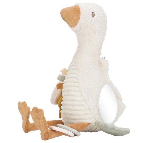 Little Dutch Activiteitenknuffel Gans - Wit - Little Goose