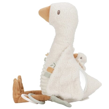 Little Dutch Activiteitenknuffel Gans - Wit - Little Goose