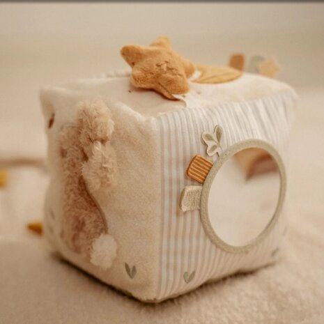 Little Dutch Activiteitenkubus - Beige - Newborn Naturals