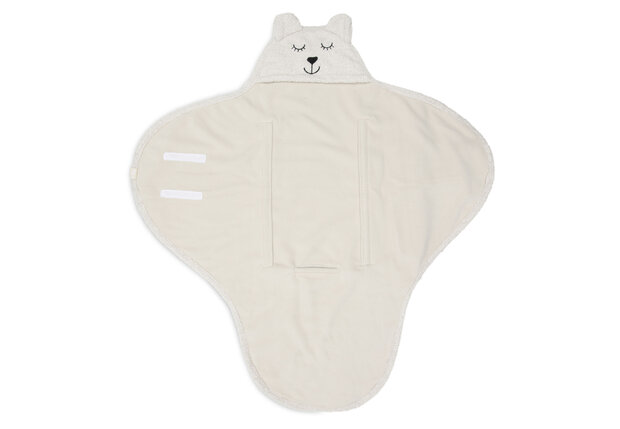 Jollein Wikkeldeken Bear Boucle - Oatmeal 100x105cm