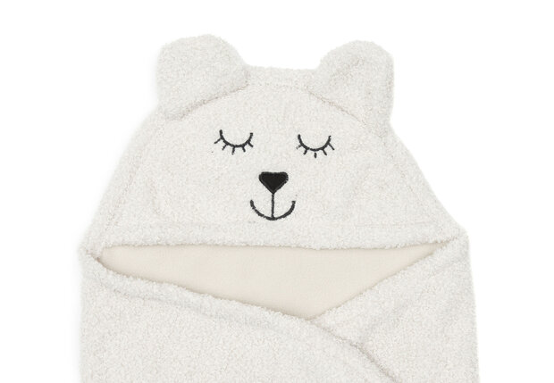 Jollein Wikkeldeken Bear Boucle - Oatmeal 100x105cm