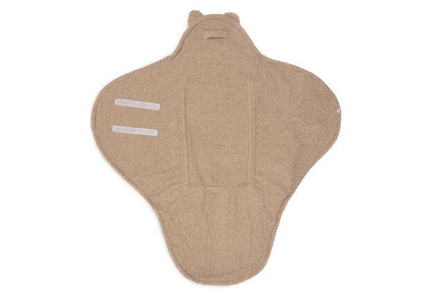 Jollein Wikkeldeken Bear Boucle - Biscuit 100x105cm