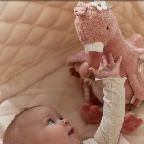 Little Dutch Activiteitenknuffel Flamingo - Roze
