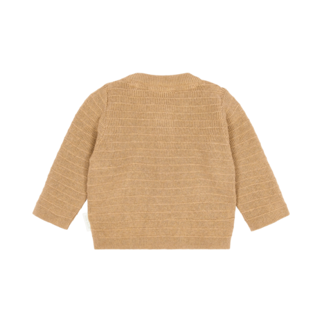Little Dutch Gebreid vestje overslag Soft Tan