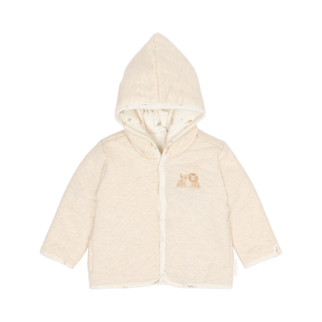 Little Dutch Omkeerbaar vestje Vanilla melee