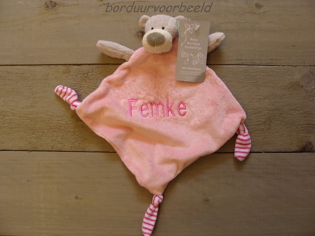 Knuffeldoek Beer met Naam 