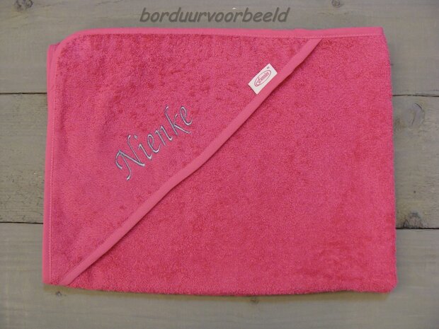 Badcape Fuchsia met Naam